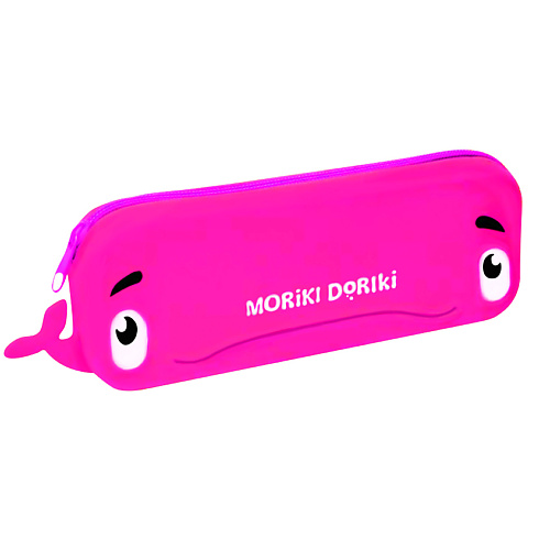 MORIKI DORIKI Пенал силиконовый Pink Whale moriki doriki игрушка neki plush toy