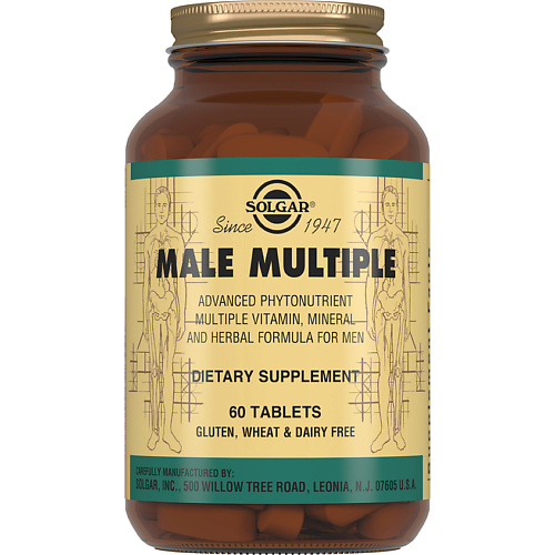 БАДы для мужчин SOLGAR Витаминно-минеральный комплекс для мужчин 2090 мг