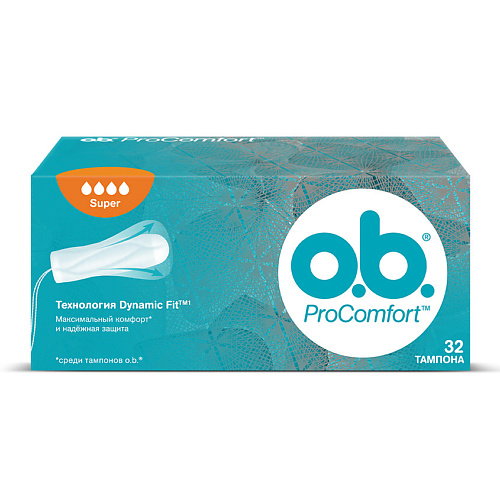 

O.B. Тампоны ProComfort Super, Тампоны ProComfort Super