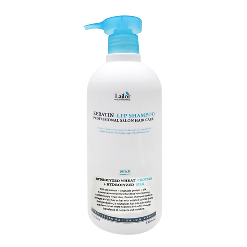 Шампунь для волос LADOR Шампунь для волос с кератином Keratin LPP шампунь для волос восстанавливающий somang keratin silkprotein protein с кератином 700мл