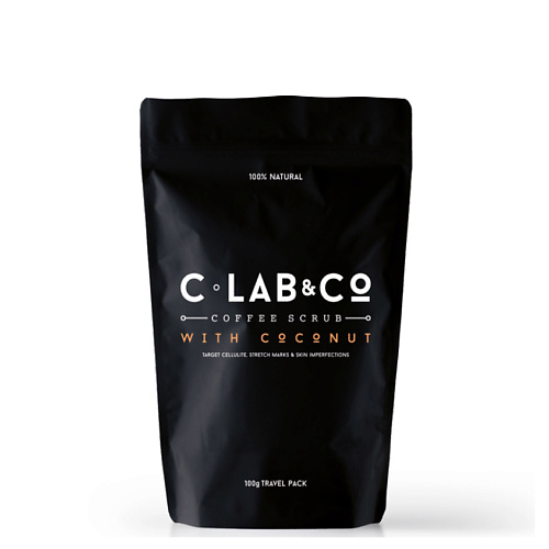 фото C lab&co кофейный скраб с кокосом в пакете