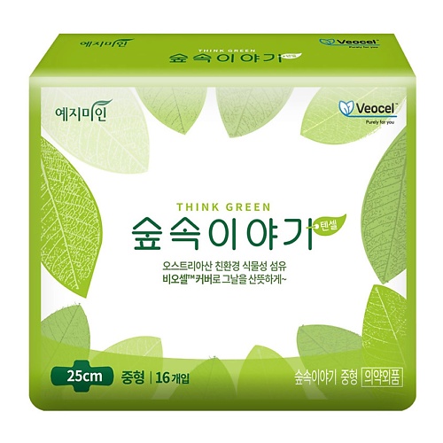 Прокладки гигиенические YEJIMIIN Прокладки гигиенические с эвкалиптовой поверхностью 25 см