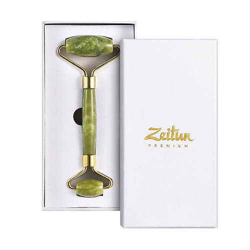 Массажер для лица ZEITUN Нефритовый массажёр для лица Jade Massage Roller