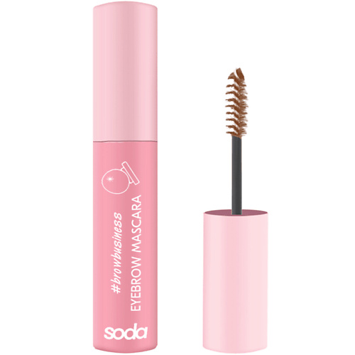 Тушь для бровей SODA EYEBROW MASCARA #browbusiness Тушь для бровей тушь для бровей sexy eyebrow mascara romanovamakeup ash brown