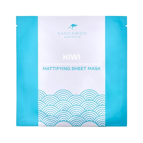 Маска для лица KANGAWOO Тканевая маска матирующая для жирной и проблемной кожи KIWI матирующая эмульсия для жирной и проблемной кожи cleanance