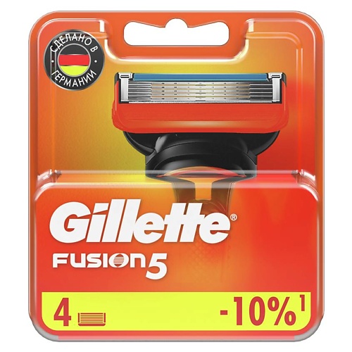 GILLETTE Сменные кассеты для бритья FUSION5 gillette сменные кассеты для бритья fusion proglide power