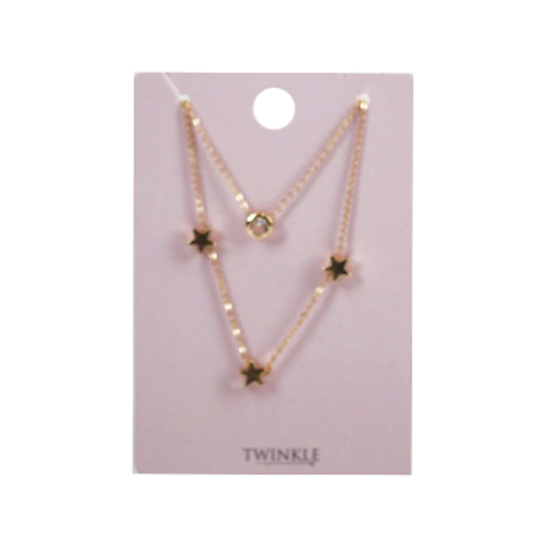 

TWINKLE Подвеска с цепочкой Star+Stone, Подвеска с цепочкой Star+Stone