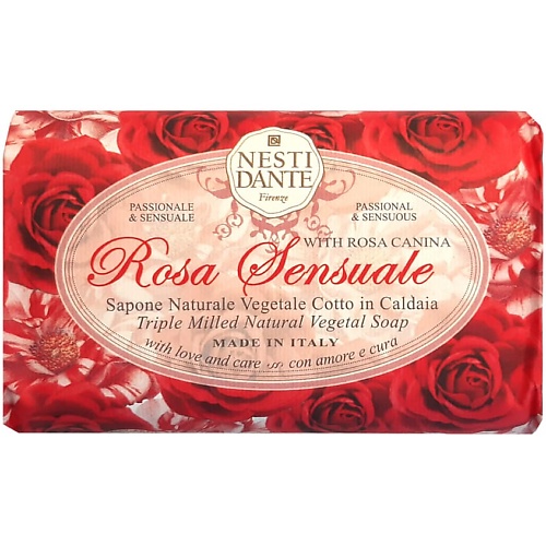 Мыло твердое NESTI DANTE Мыло Rosa Sensuale цена и фото