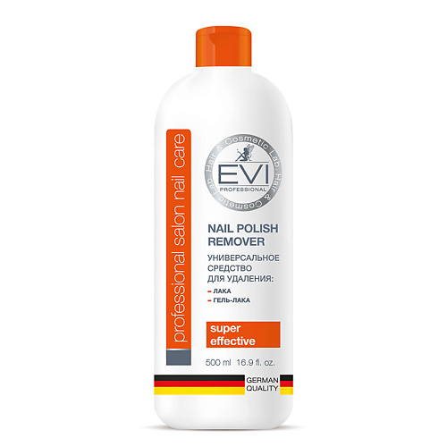 Жидкость для снятия лака EVI PROFESSIONAL Средство для снятия лака и гель-лака Professional Salon Nail Care Nail Polish Remover цена и фото