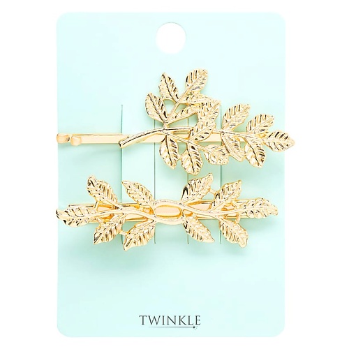 Набор заколок для волос TWINKLE Заколки для волос GOLDEN LEAVES цена и фото