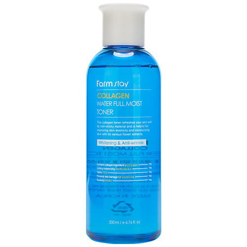 

FARMSTAY Тонер для лица увлажняющий с коллагеном Collagen Water Full Moist Toner, Тонер для лица увлажняющий с коллагеном Collagen Water Full Moist Toner