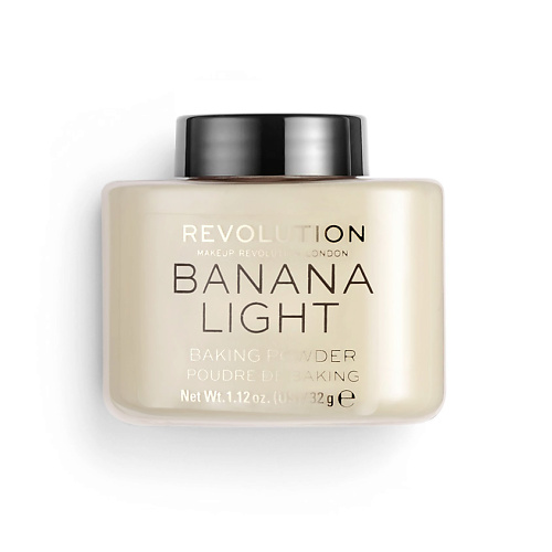 REVOLUTION MAKEUP Пудра рассыпчатая BAKING POWDER, Banana Light специальная пудра для фиксации макияжа perfect powder fixing