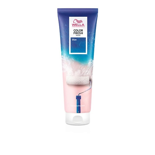 WELLA PROFESSIONALS Оттеночная кремовая маска Color Fresh Mask Blue лэтуаль декоративная многоразовая маска royal blue 01