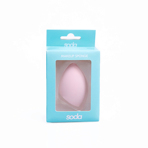 цена Спонж для нанесения макияжа SODA Спонж для нанесения тональной основы розовый SODA #smoothblend