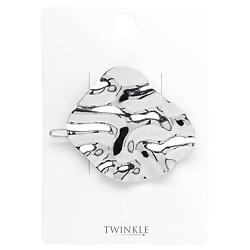 Заколка для волос CRUMPLED SILVER