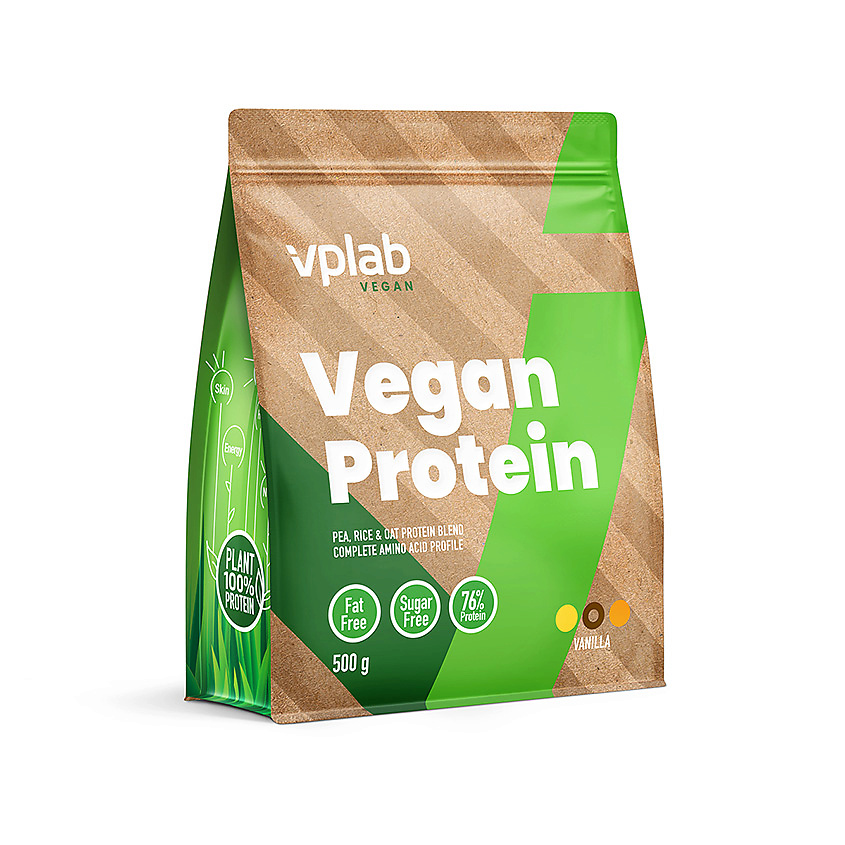 VPLAB Веганский протеин Vegan Protein Ваниль купить по низким ценам в ...
