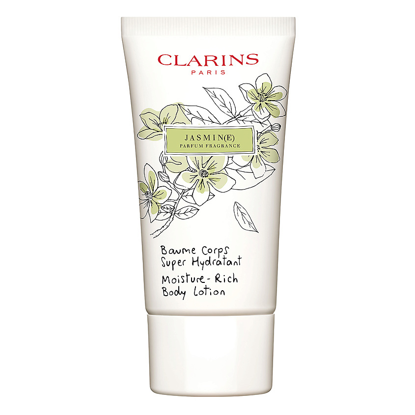 CLARINS Увлажняющий бальзам для тела с ароматом жасмина Baume Corps ...