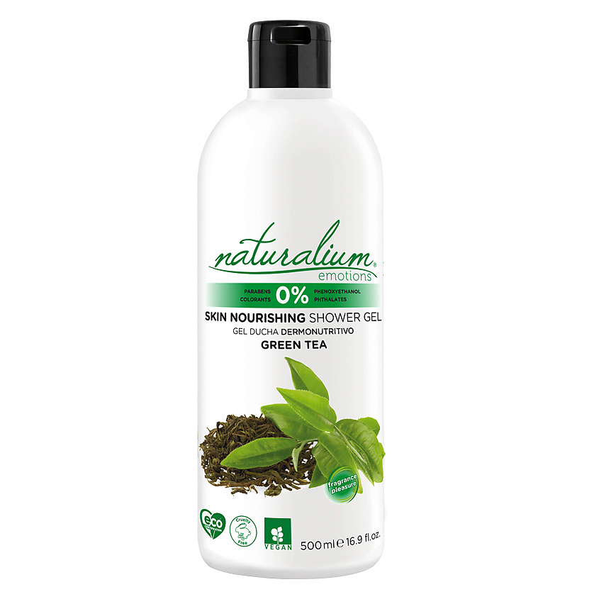 NATURALIUM Гель-крем для душа Зеленый чай Skin Nourishing Shower Gel ...