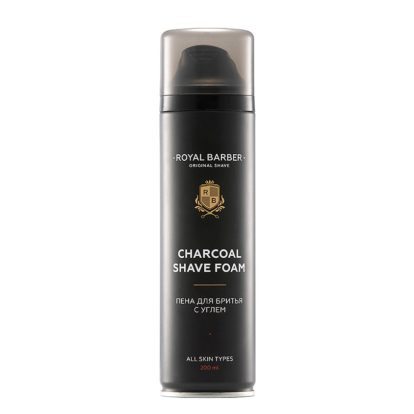 ROYAL BARBER Пена для бритья с углем купить по цене 619₽ в ЛЭТУАЛЬ