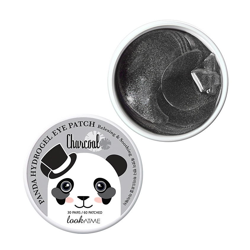 LOOK AT ME Патчи для глаз гидрогелевые с углем Panda Hydrogel Eye Patch ...