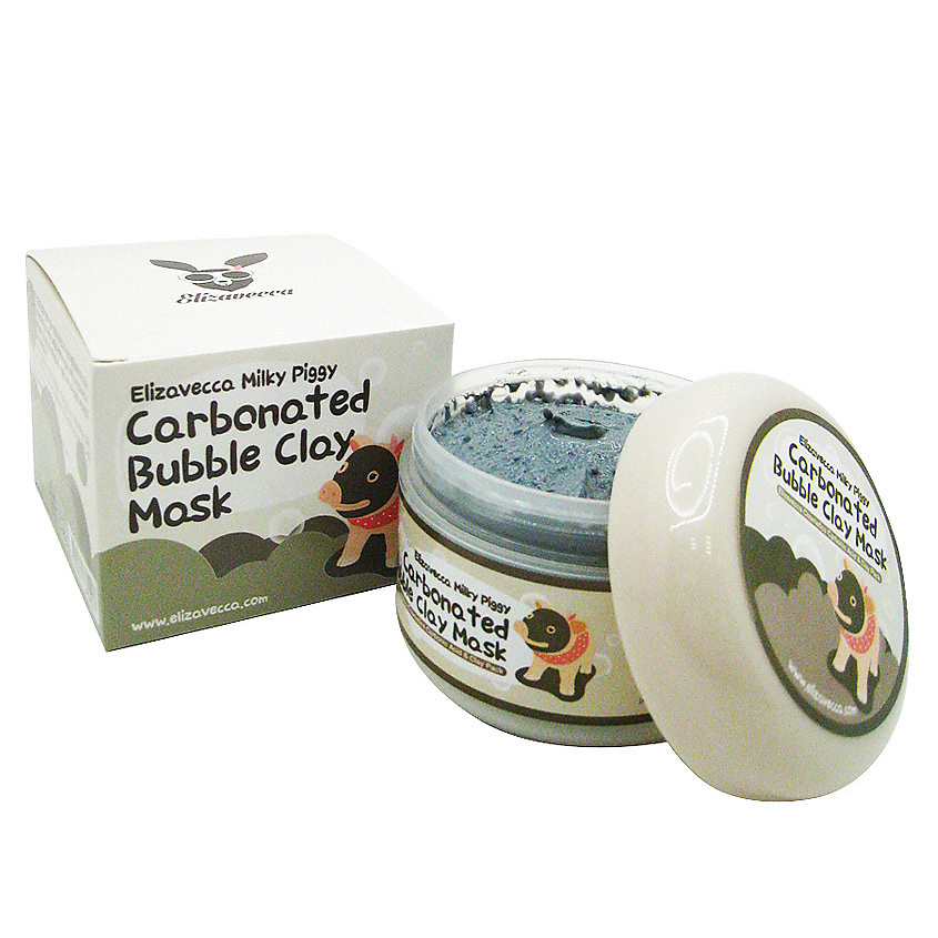 ELIZAVECCA Маска для лица пузырьковая глиняная Carbonated Bubble Clay ...