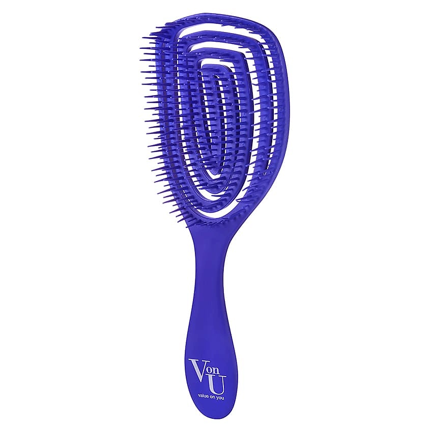 VONU Массажная расческа для распутывания волос SPIN BRUSH Blue купить ...