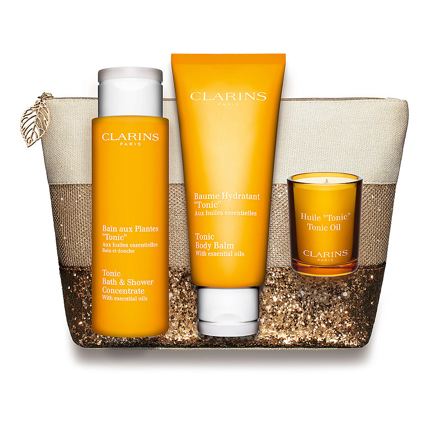 CLARINS Набор в косметичке Tonic купить по низким ценам в ЛЭТУАЛЬ