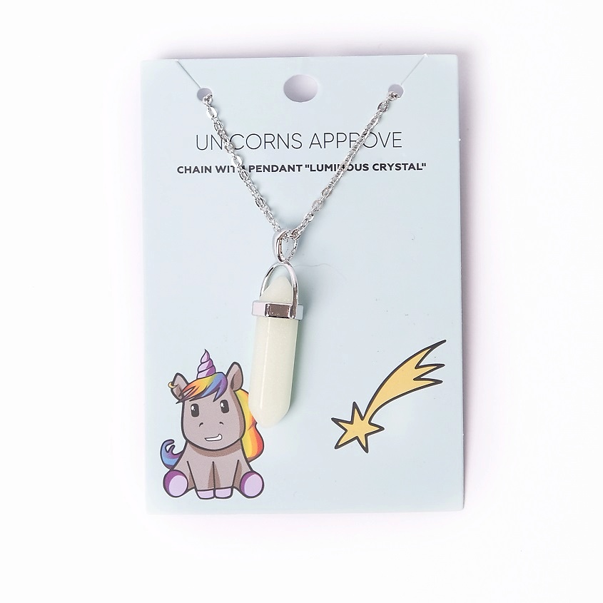 UNICORNS APPROVE Подвеска с цепочкой "Светящийся кристалл" купить по ...