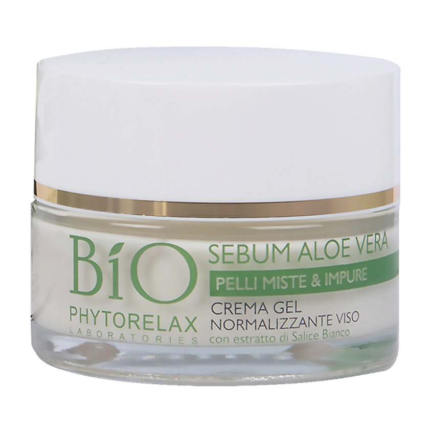 PHYTORELAX Крем для лица очищающий против жирного блеска с алоэ вера ...