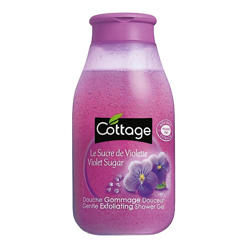 Гели для душа COTTAGE Гель-эксфолиант для душа Фиалка Exfoliating ...