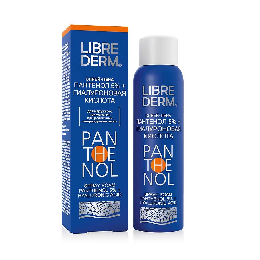 LIBREDERM Пантенол спрей с гиалуроновой кислотой Spray - Foam Panthenol ...