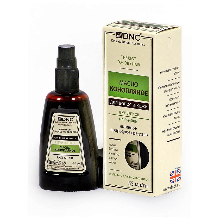DNC Масло для волос и кожи конопляное Hemp Seed Oil купить по низким ...