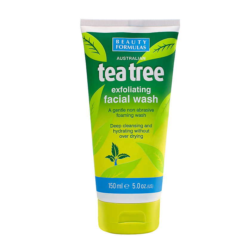 BEAUTY FORMULAS Маска для лица отшелушивающая Чайное дерево Tea Tree ...