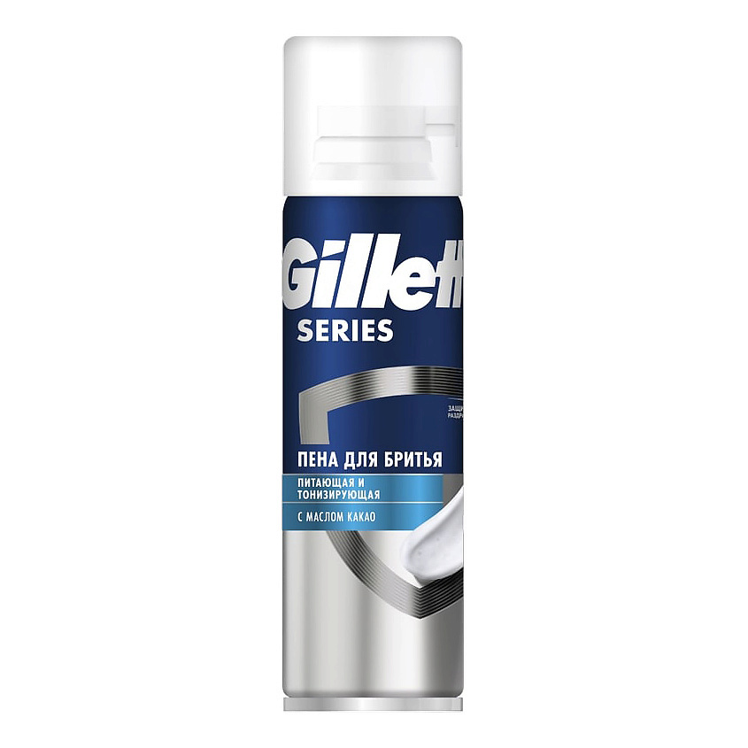 GILLETTE Пена для бритья питающая и тонизирующая Gillette Series ...