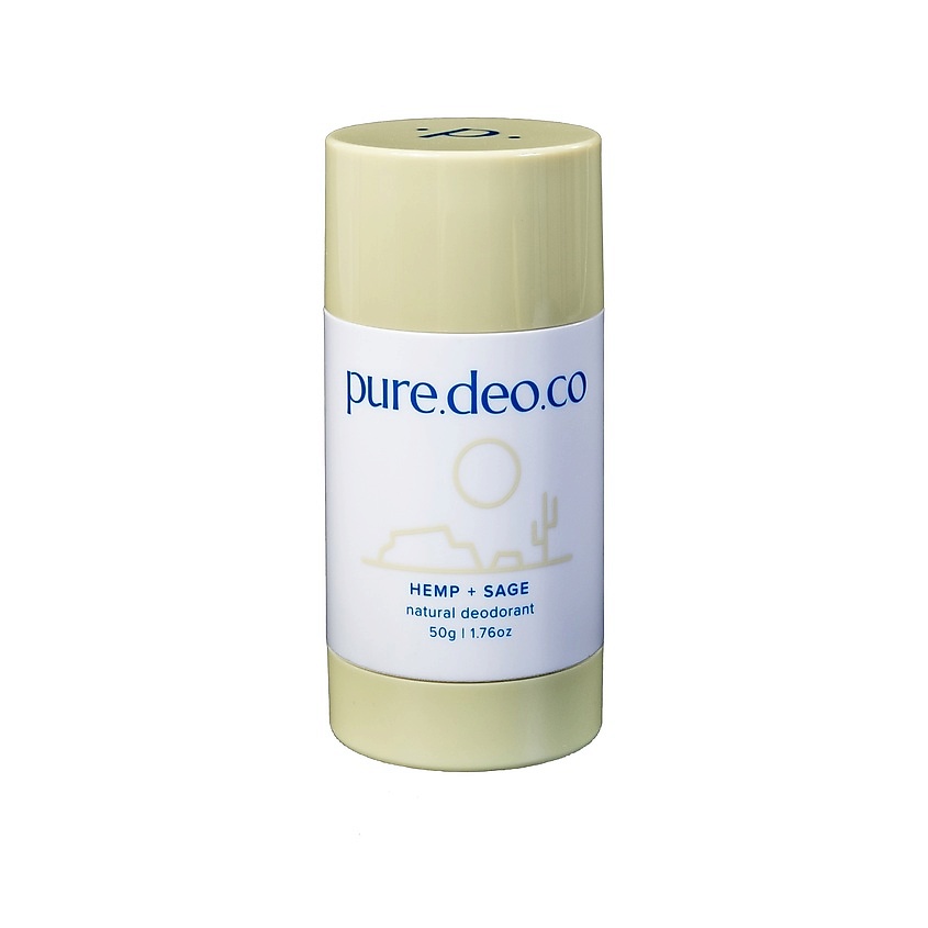 PURE DEO CO Дезодорант-стик без солей алюминия с пенькой и шалфеем ...