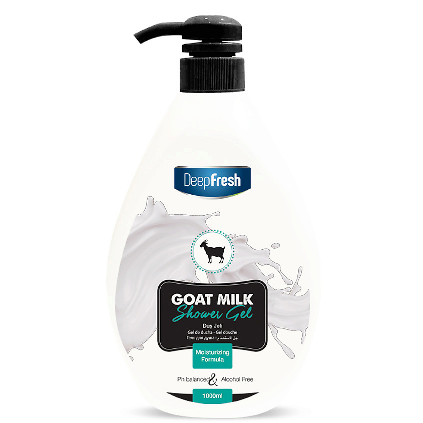 DEEP FRESH Гель для душа Goat Milk, 1000 мл купить по цене 646₽ в ЛЭТУАЛЬ