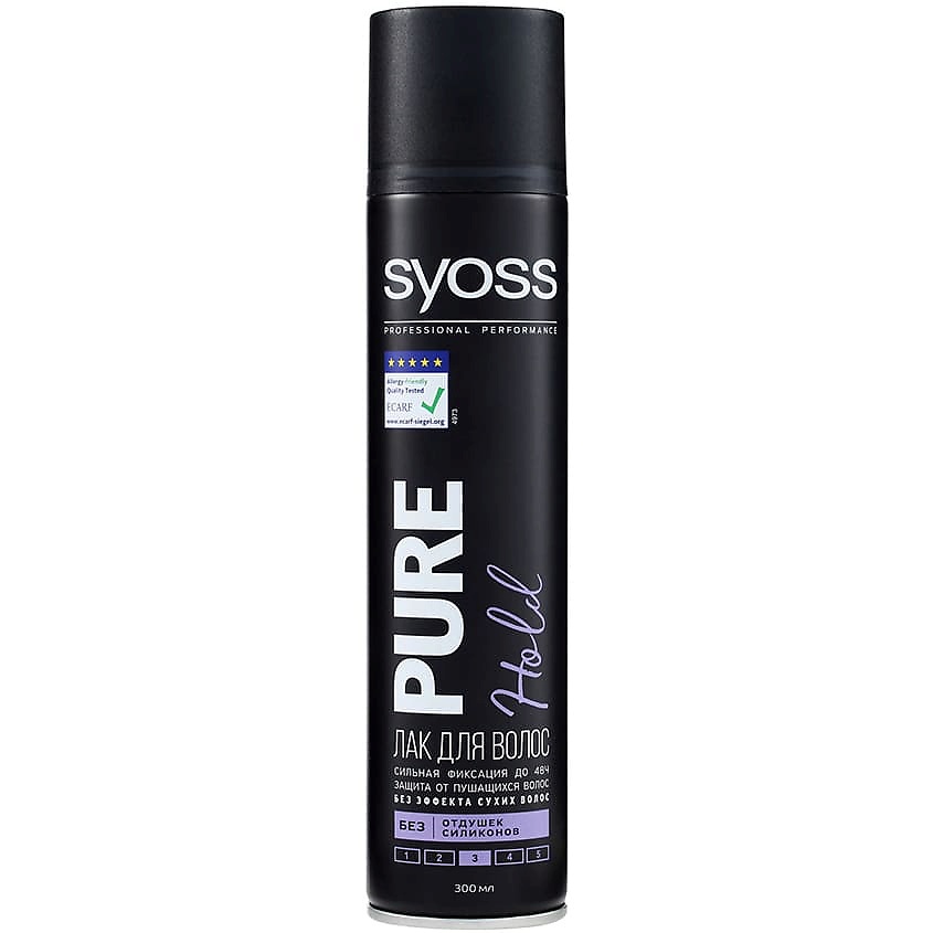 SYOSS Лак для волос Pure Hold купить по низким ценам в ЛЭТУАЛЬ