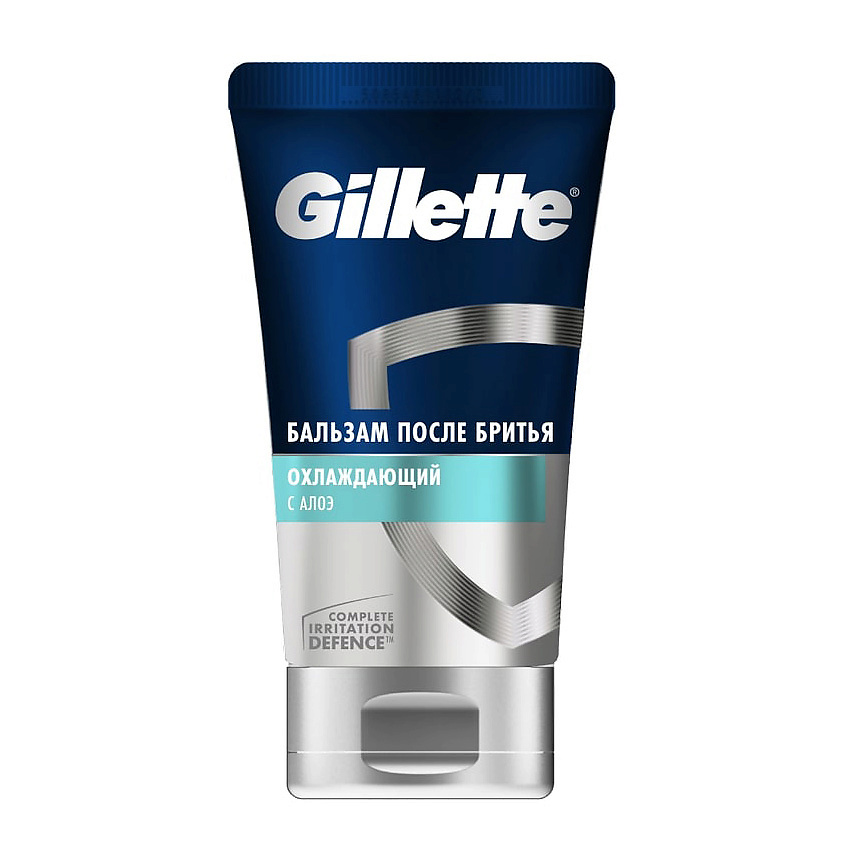 GILLETTE Бальзам после бритья охлаждающий с алоэ 2 в 1 Gillette Pro SPF ...