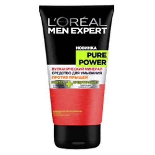 

L'ORÉAL PARIS L'OREAL Гель для умывания для мужчин Вулканический минерал, L'OREAL Гель для умывания для мужчин Вулканический минерал