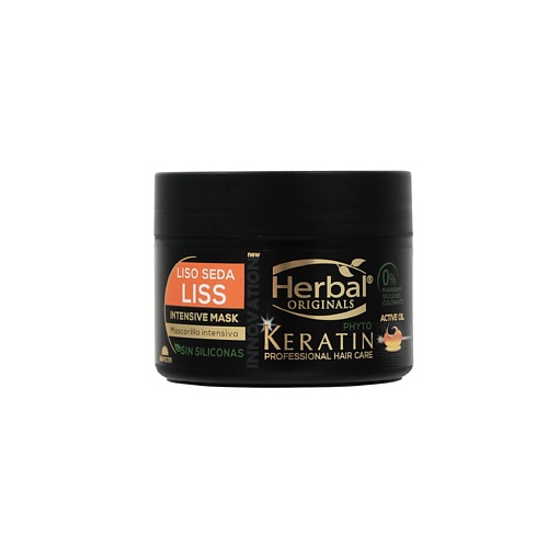 Маска для волос HERBAL Интенсивная маска фито-кератин Восстановление и гладкость Keratin Professional Hair Care Intensive Mask