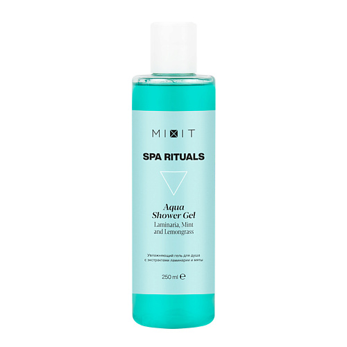 MIXIT Увлажняющий гель для душа с экстрактами ламинарии и мяты SPA RITUALS Aqua Shower Gel mixit тонизирующий гель для душа и шампунь 2 в 1 him body