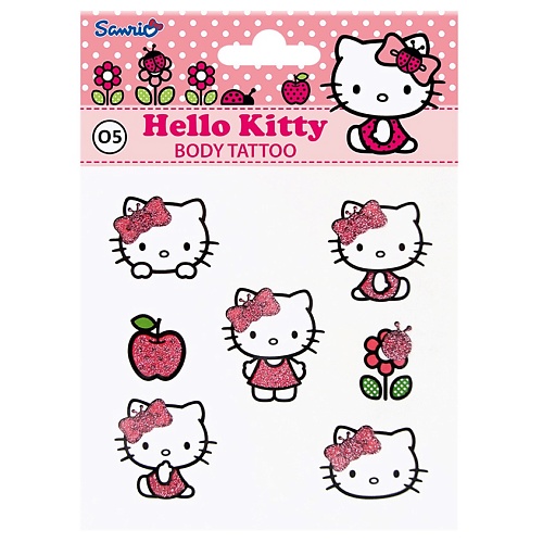 

HELLO KITTY Переводные тату для тела, Переводные тату для тела