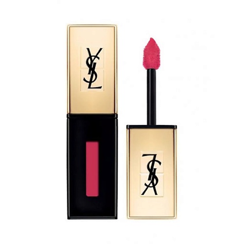 YVES SAINT LAURENT YSL Лак для губ Rouge Pur Couture Vernis a Levres Glossy Stain крем salton для обуви из лаковой кожи бес ный 75 мл