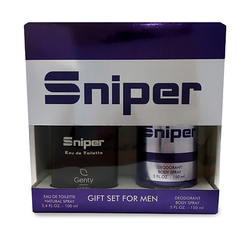

PARFUMS GENTY Подарочный набор SNIPER, Подарочный набор SNIPER