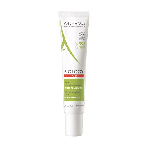 A-DERMA Дерматологический флюид для кожи, склонной к покраснениям Biology Уход за кожей лица