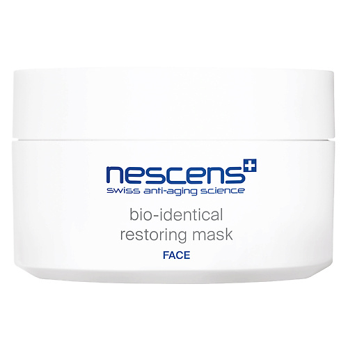 Маска для лица NESCENS Маска биоидентичная восстанавливающая для лица Bio-Identical Restoring Mask Face маска для лица nonicare восстанавливающая маска с лифтингом для лица regenerative face mask deluxe