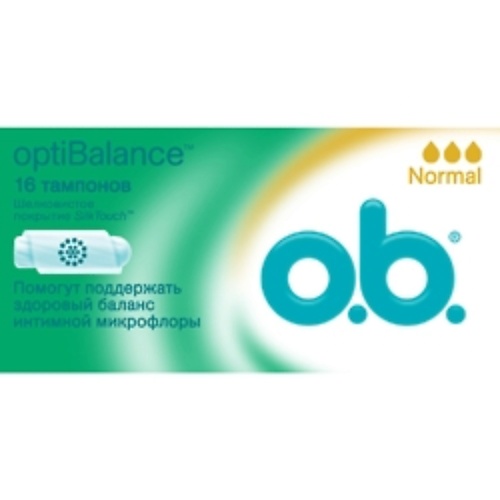 

O.B. Тампоны optiBalance Нормал, Тампоны optiBalance Нормал