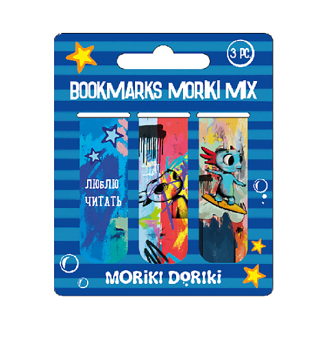 MORIKI DORIKI Набор закладок магнитных Moriki Mix moriki doriki набор для чистки зубов grinbo set