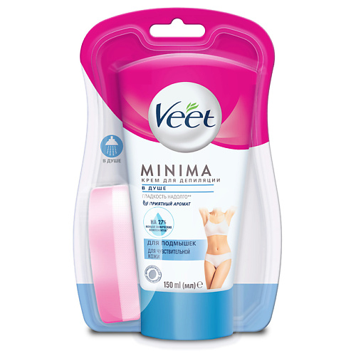 Крем для депиляции VEET Крем для депиляции в душе для чувствительной кожи