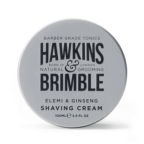 Крем для бритья HAWKINS & BRIMBLE Крем для бритья Elemi & Ginseng Shaving Cream фарфоровая чаша для бритья black matt shaving bowl
